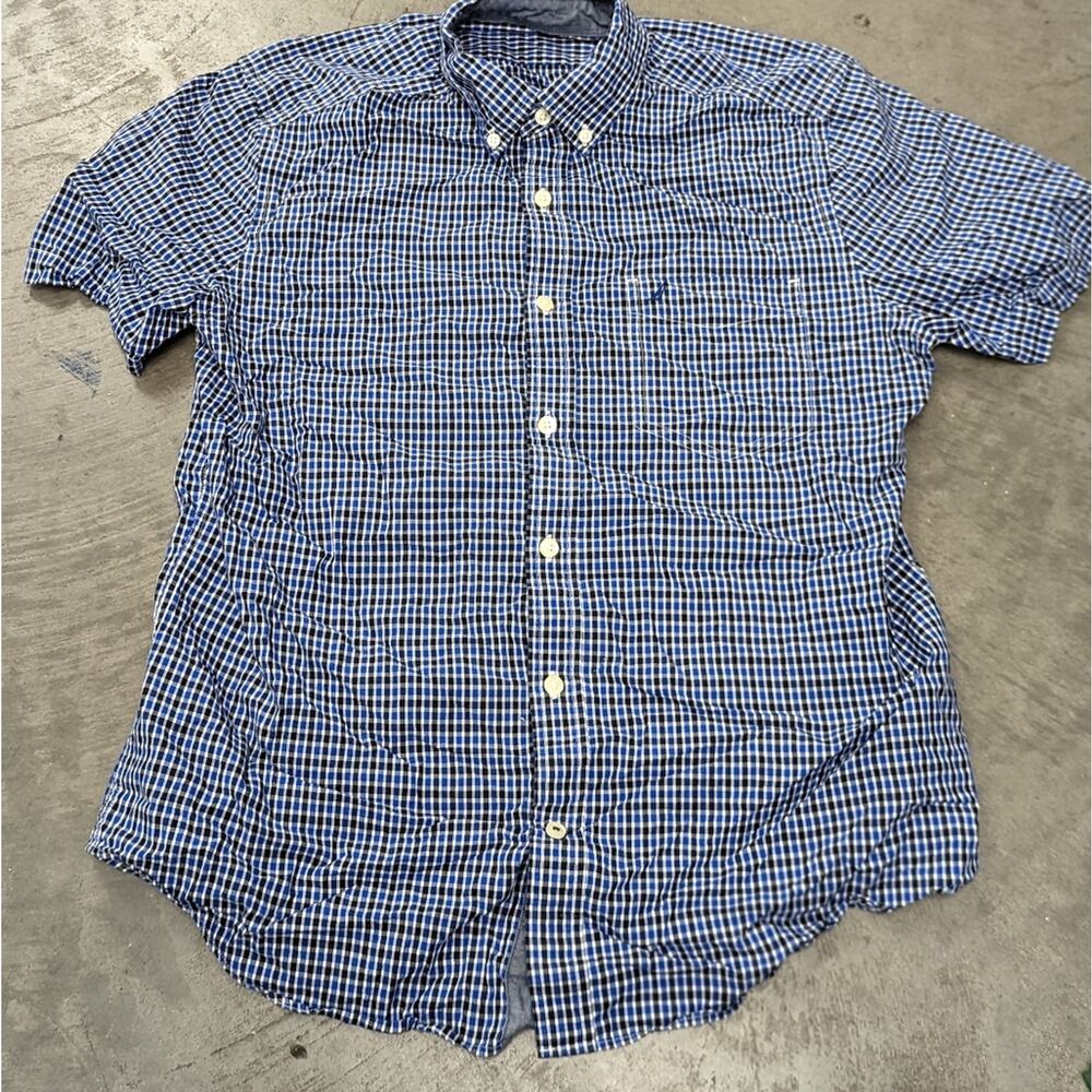 ·Nautica Short Sleeve Button Down Shirt, Small